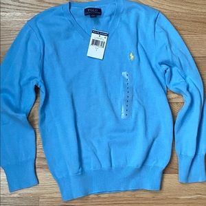 Brand New Boys Polo Ralph Lauren V-neck Sweater